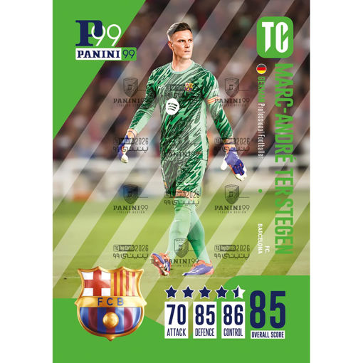 کارت مارک آندره تر اشتگن پنینی 99 سری بیسیک 2026