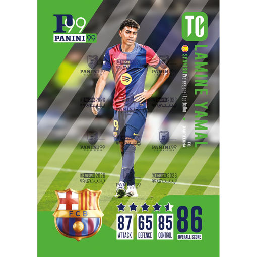 کارت لامین یامال پنینی 99 سری بیسیک 2026