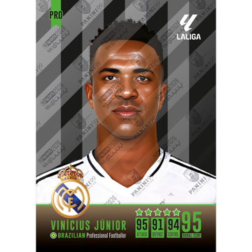 تصویر  کارت وینیسیوس جونیور پنینی 99 سری پرو پرتره 2026