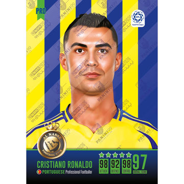 تصویر  کارت کریستیانو رونالدو پنینی 99 سری پرو پرتره 2026