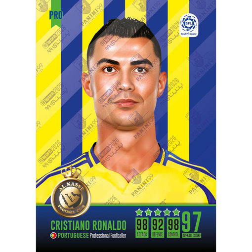 کارت کریستیانو رونالدو پنینی 99 سری پرو پرتره 2026