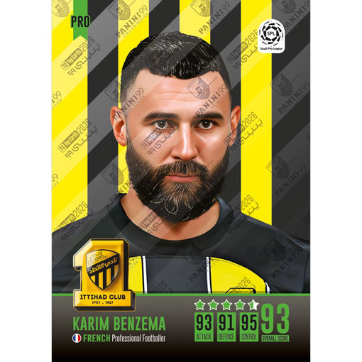 کارت کریم بنزما پنینی 99 سری پرو پرتره 2026