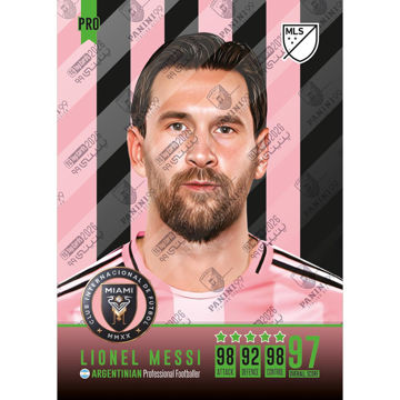 تصویر  کارت لیونل مسی پنینی 99 سری پرو پرتره 2026