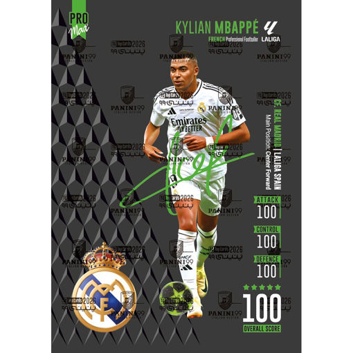 کارت کیلیان امباپه پنینی 99 سری پرومکس 100 امضا شده 2026