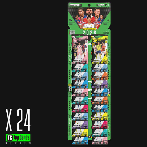 بسته های فوتبالی پنینی 99 - سری تاپ کاردز 2026 - پک 24 عددی ویژه کلکسیونر های الماس